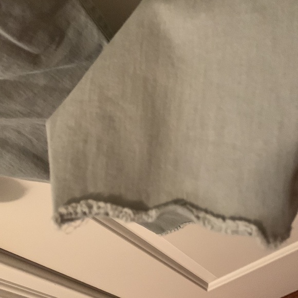 EUC Sonoma grey stretchy 5-pocket skinny jeans with raw hem size 22W - Picture 8 of 11